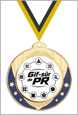 Médaille Logotée Ø 70 mm - 052-LO