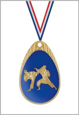 Médaille 50 mm Karaté  - NU12