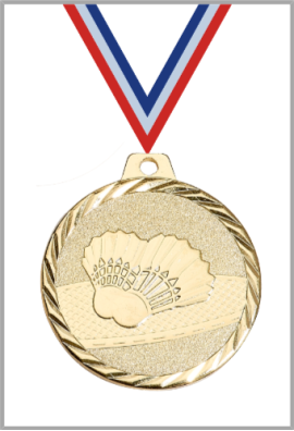 Médaille Ø 50 mm Badminton  - NZ28