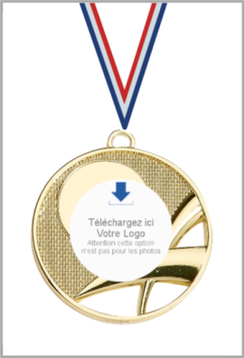 Médaille Logotée Ø 50 mm - 040-LO