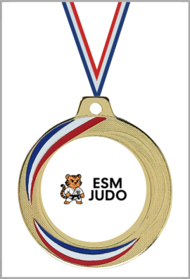 Médaille Logotée Ø 70 mm - Q-018-LO