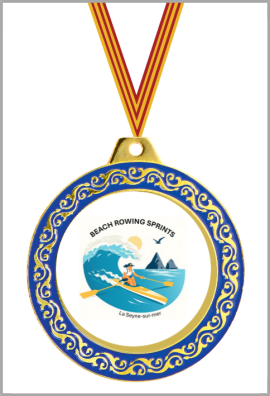 Médaille Logotée Ø 70 mm - Q-072-LO