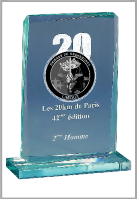 Trophée Verre Personnalisé 169-21-LO