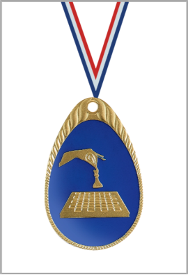 Médaille 50 mm Échecs  - NU06