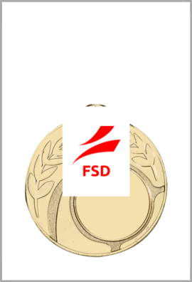 Médaille Logotée Ø 50 mm - 025-LO