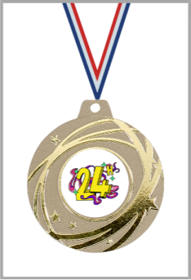 Médaille Logotée Ø 50 mm - 023-LO