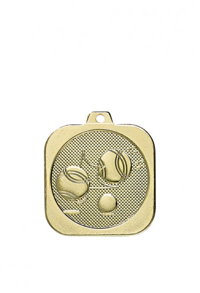 Médaille 35 x 35 mm Boule pétanque  DK13
