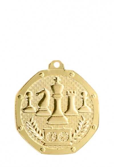 Médaille Ø 50 mm Échecs   - DB06