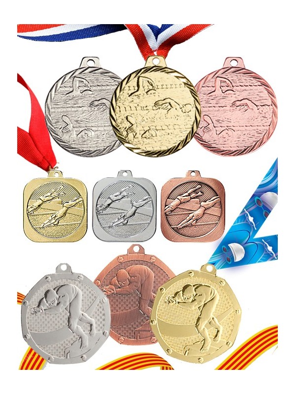 MÉDAILLES "NATATION SERIES"