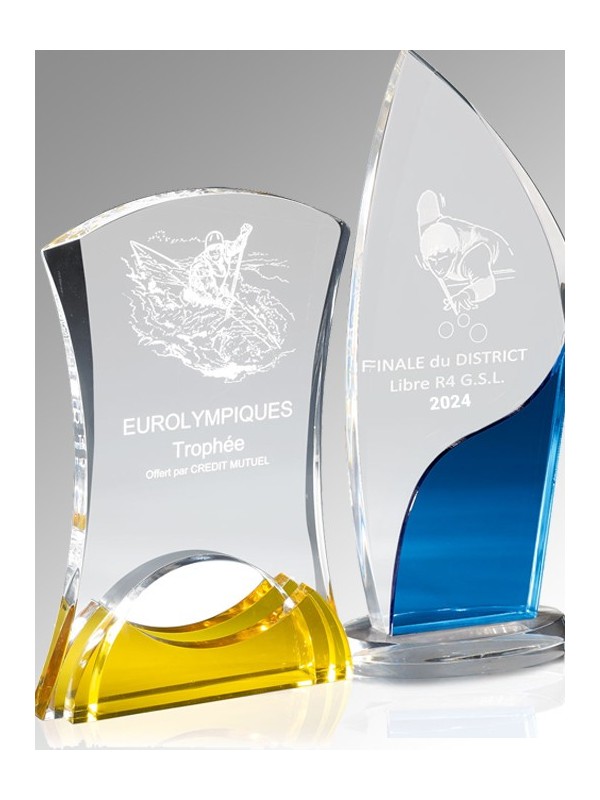 ACRYGLASS GRAVURE LASER MOTIFS SPORTS