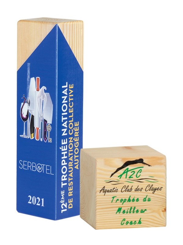 BOIS IMPRESSION COULEUR DE VOTRE LOGO