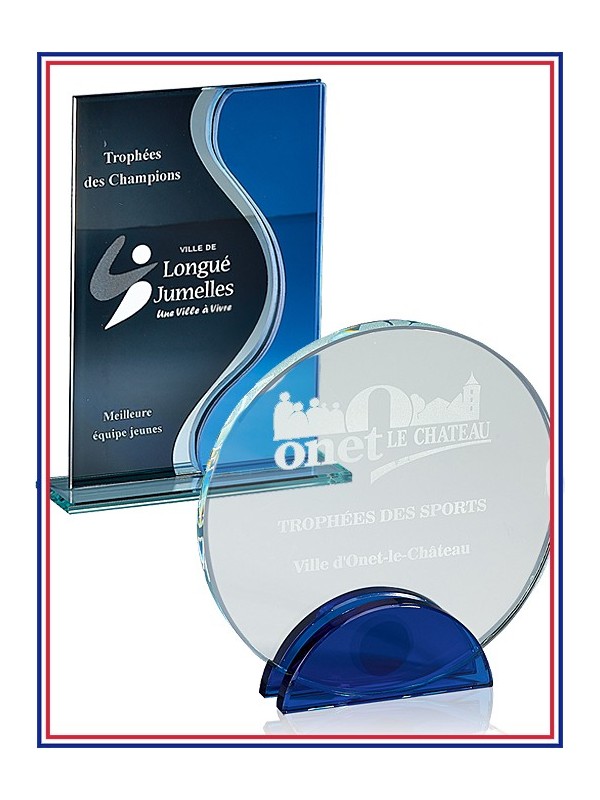 TROPHÉES GRAVURE LASER : LOGO & BLASON DE VILLE